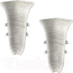 Миниатюра изображения товара Уголок для плинтуса Ideal Классик 230 Дуб айсберг (5.5см, 2шт, внутренний, флоупак)