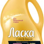 Миниатюра изображения товара Гель для стирки Ласка Восстановление 3D уход (3л)